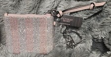 Victoria s Secret Shine Pouch Bag Charm Keychain Crystals/Rhinestones All Over