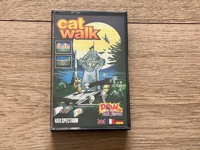 CAT WALK (POWER SOFTWARE) ZX Spectrum Kassette. Getestet/funktionstüchtig