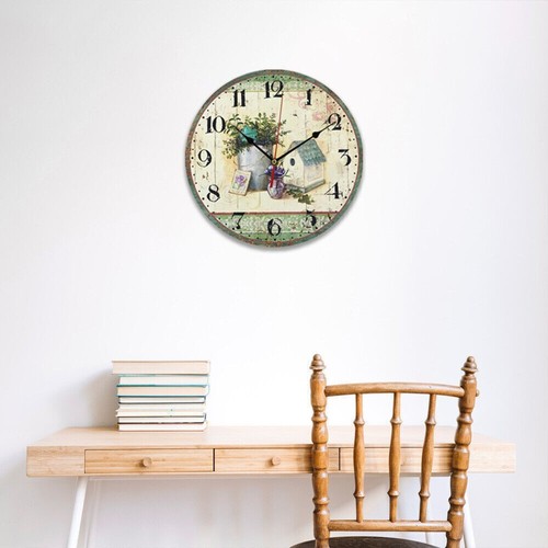 Large Wall Clock Round Battery Operated Wall Electronic Clock for Living Room - Picture 6 of 11