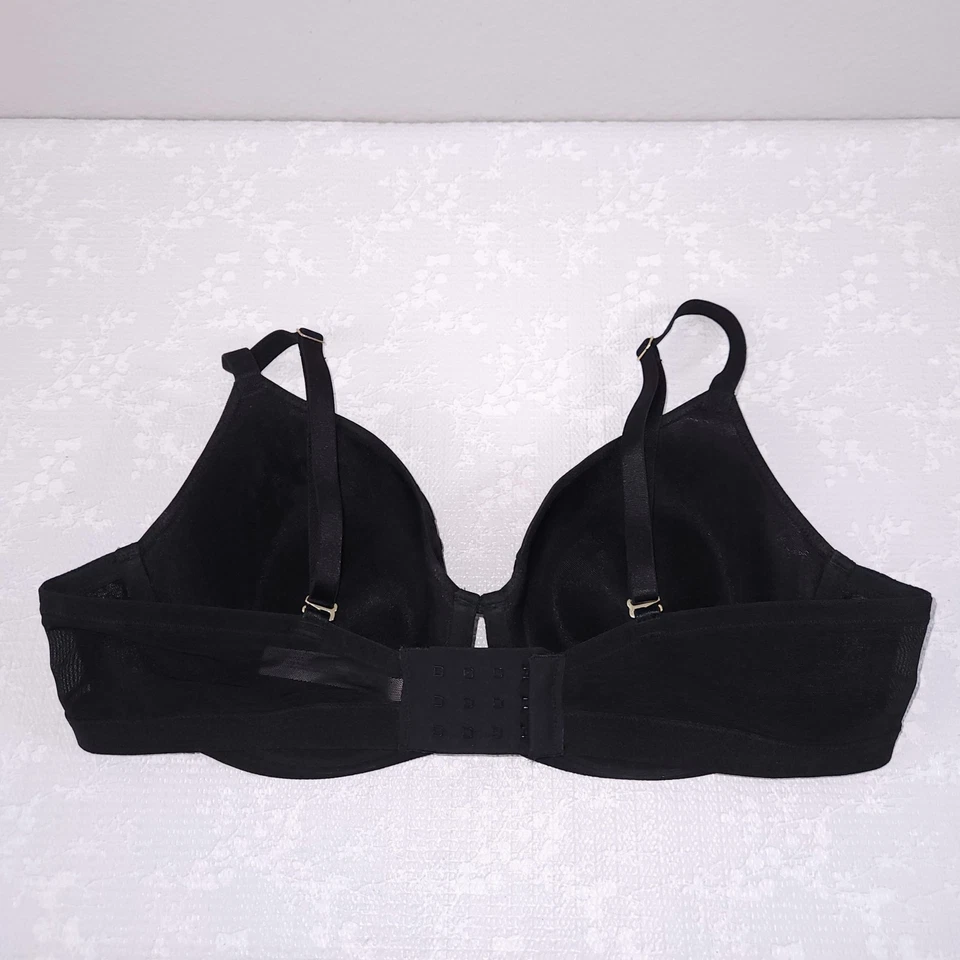 Sujetador SOMA Ligero Ligero Cobertura Perfecta 38C Terciopelo Flocado Animal Convertible Foto 4 de 4