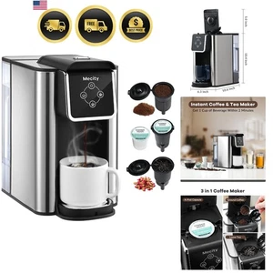 Coffee Maker 3 in 1 Single Serve Coffee Machine, Compatible with K cup Capsul...