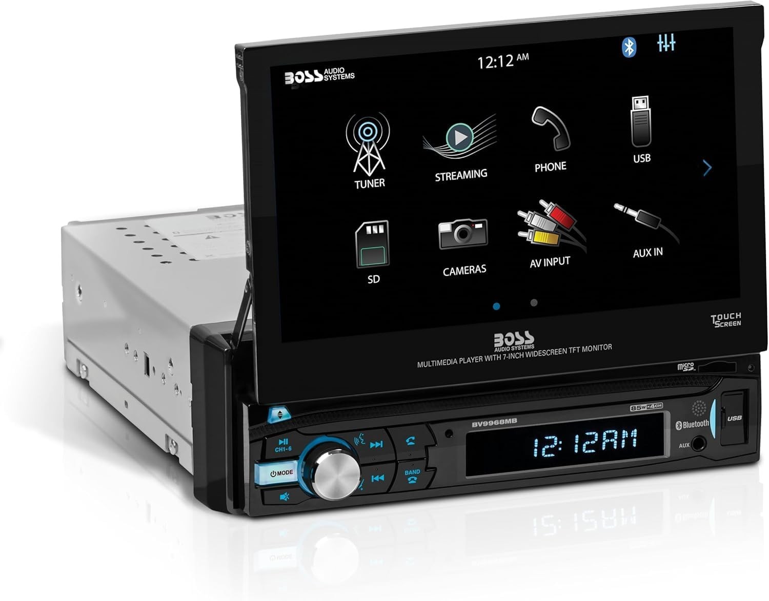 BOSS Audio Systems BV9968MB Car Stereo Single Din, 7 Inch To