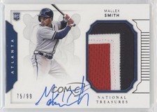2016 National Treasures Rookie Materials Signatures 75/99 Mallex Smith Auto 6fs