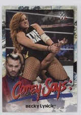 2019 Topps WWE Smackdown Corey Says Becky Lynch #CG-3 1md