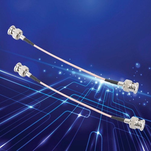 2x wtyczka BNC na wtyczkę BNC zworka drutu wysokiej wydajności adapter kabel łączący FY - Zdjęcie 5 z 14