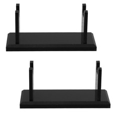 2 Pcs Hair Shaving Storage Case Razor Stand Holder Electic Container Countertop