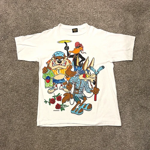 Rare Vintage Looney Tunes Grateful Dead Parody T Shirt 1990s vintage concert t-shirt, vintage, single stitch, B+ condition