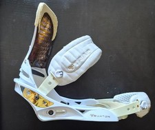 Burton Triad Snowboard Bindings - White - Medium- Left binding only