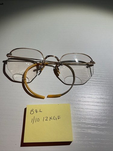 Vintage Bausch Lomb 1/10 12kgf Eyeglasses Bifocals