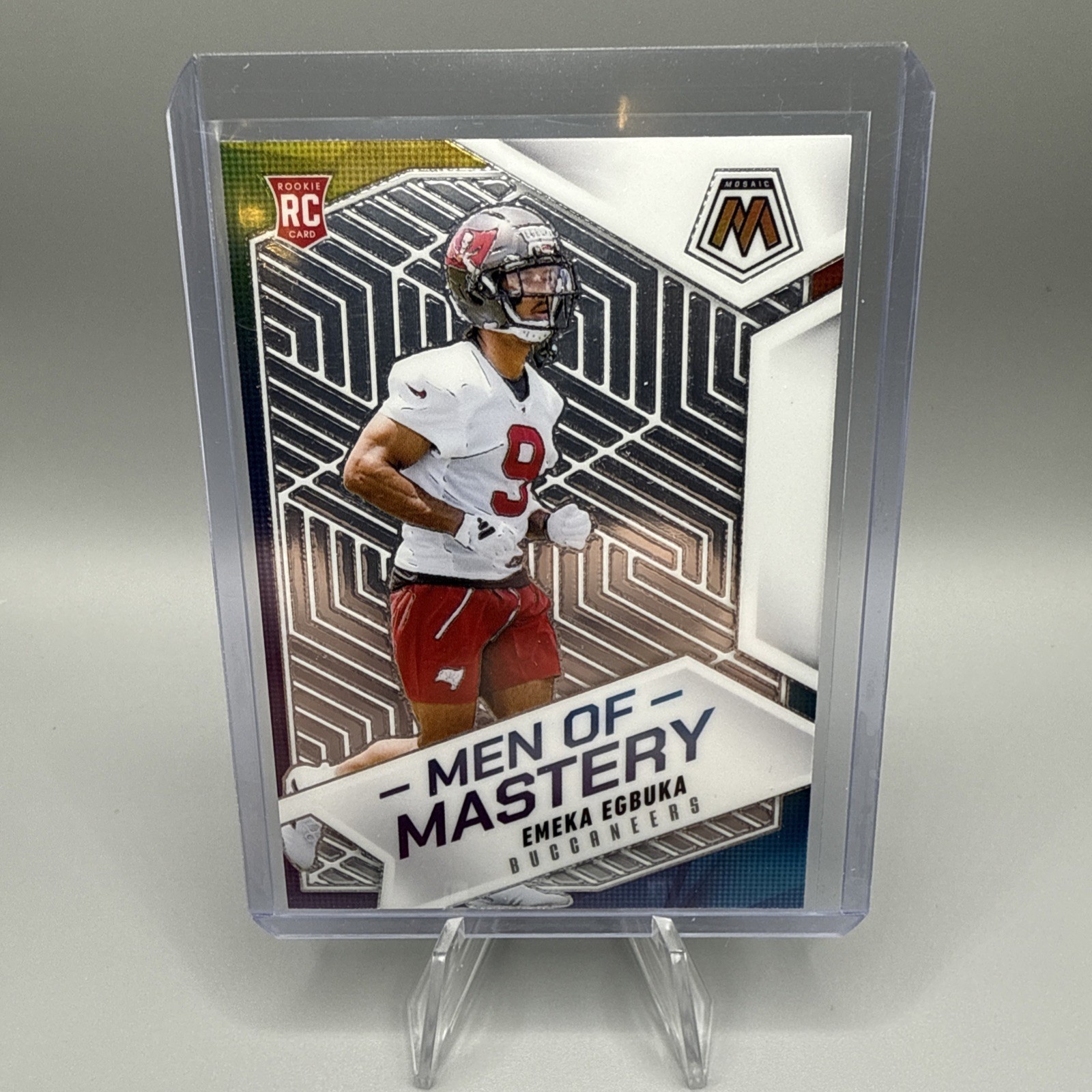 EMEKA EGBUKA 2025 MOSAIC MEN OF MASTERY ROOKIE SILVER PRIZM RC