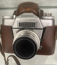 Voigtlander Bessamatic SLR Film Camera z kolorowym-Skoparem X 50mm + skórzane etui