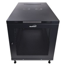 NavePoint Rack Enclosure Server Cabinet, Mid Depth 33 Inch Deep, Perforated
