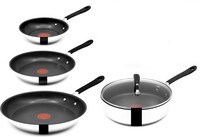 Tefal E30 Jamie Oliver Pfannenset Pfanne 20/24/28 Cm Schmorpfanne 25Cm + Deckel