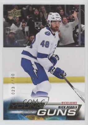 2022-23 Upper Deck Nick Perbix #478 UD Exclusives 023/100 Young Guns Rookie 