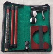 Indoor Golf Putting Set With Carrying Case Portable Practice Kit