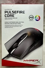 HyperX Pulsefire Core RGB Gaming Mouse Wired 6,200 DPI / 220 IPS Open Box Black