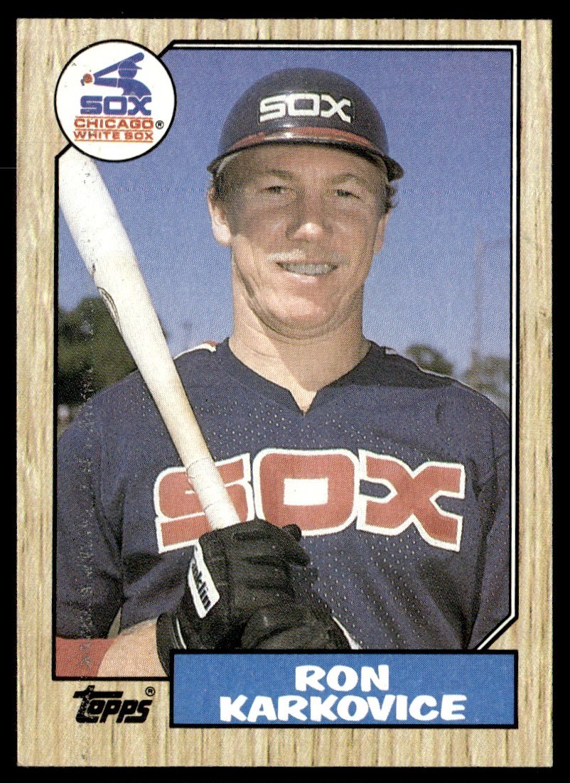 1987 Topps Ron Karkovice Rookie Chicago White Sox #491