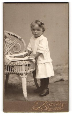 Fotografie F. Kolby, Plauen i. V., Radelstr. 1, Portrait blondes süßes Mädchen  