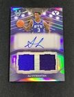 2025-26 Bowman Best University AJ Dybantsa Auto Dual Patch Player Worn BYU
