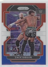 2022 Panini Prizm WWE Red White & Blue Prizm Zack Gibson #167 4a0