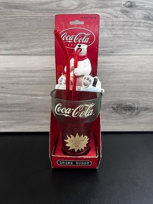 Coca Cola Drink Buddy Plastic Polar Bear Cup Memorabilia With Original Package