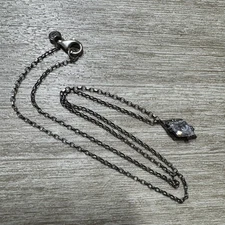 Silpada Marquise Cubic Zirconia Pendant Sterling Silver Necklace N1882