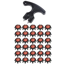 30x Golf Shoes Spikes Replacement Small Metal Studs Cleats For Footjoy Wrench
