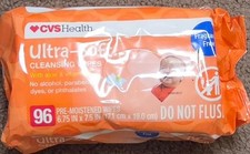 CVS Health-Ultra-Soft-Cleansing Wipes-Fragrance Free-96 Ct Aloe  Vitamin E 