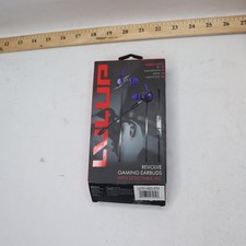Lvlup Gaming Earbuds with Removable Microphone Red LU701-RED
