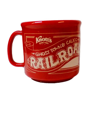Vintage Knitt's Berry Farm Ghost Town & Calico Railroad Mug - Rare Find - Mint