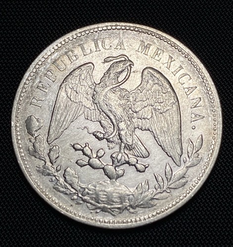 Moneda Libertad Gorra y Rayos 1904 México Lun AM Un Peso Ciudad de México Moneda Baja De Colección - Imagen 6 de 7