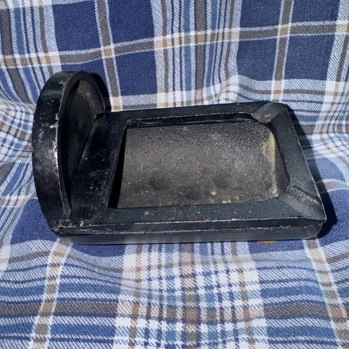 Vintage Japanese Half Round Footed Cast Iron Ashtray Or Trinket Tray. (B11) - Picture 7 of 15