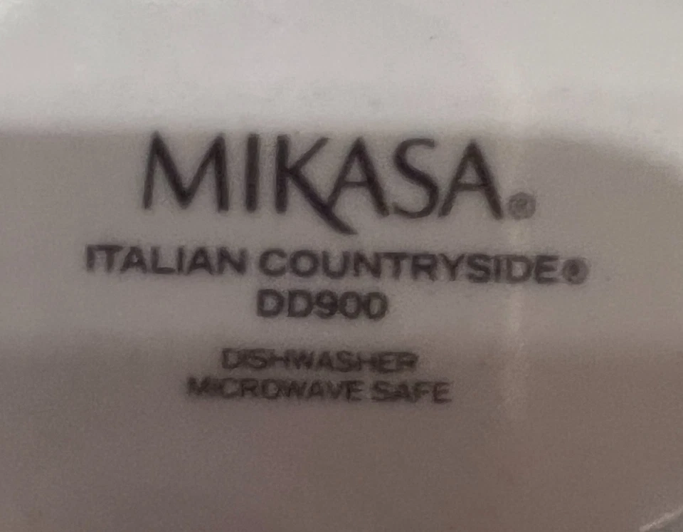 Mikasa Italian Countryside DD900 Sugar Bowl with Lid Ivory 1994-2000 Stoneware - Image 3 of 3