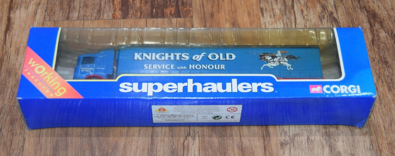 Corgi Superhaulers TY86611 Scania Curtainside Knights of Old Boxed Unused