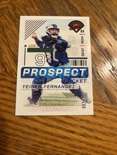2024 Panini Prospect Edition Ticket Yeiner Fernandez Red Foil  2/299 #151