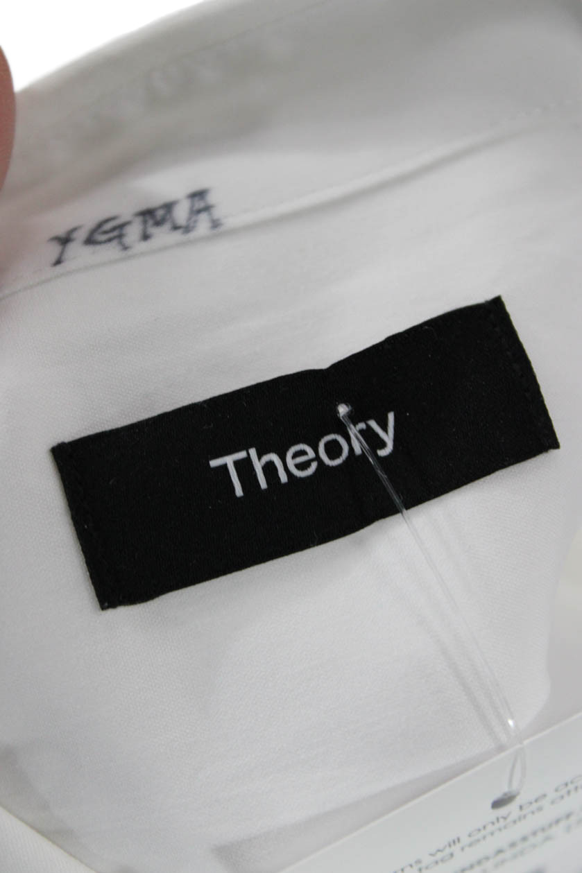 Theory Mens Cotton Collared Basic Button Down Shi… - image 5
