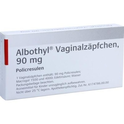 ALBOTHYL Vaginalzäpfchen 6 St PZN 2904711