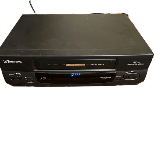 Emerson EV506N VCR VHS Recorder Player NO REMOTE Tested Works