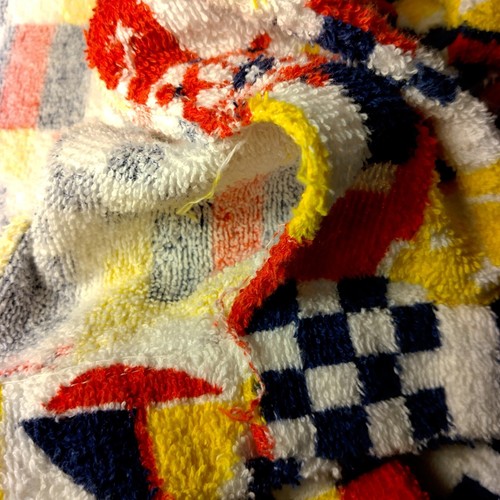Handmade by Grandma Youth Robe And Slippers Nautical Sailing Terry Cloth Vintage - Picture 16 of 24
