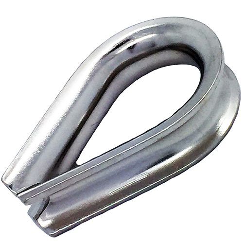 10mm Stainless Steel Marine Grade 316 wire rope Thimbles X 1 - Picture 3 of 7