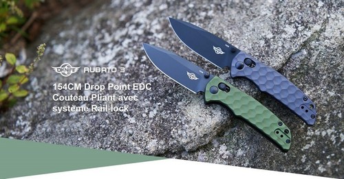 Olight Rubato 3 - Couteau de camping avec rail-lock - Oknife - Imagen 7 de 12