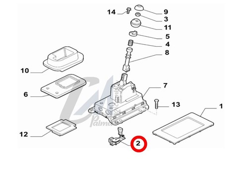 Alfa Romeo 55228312 Sensore Posizione Leva Cambio Start Stop Giulietta 940