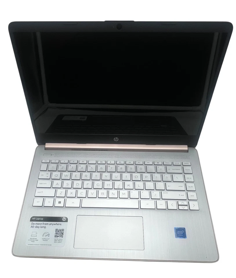 HP Stream 14" Laptop 32GB RAM 64GB eMMC Intel Celeron N4120 Rose Gold Office 365 - Image 4 of 4