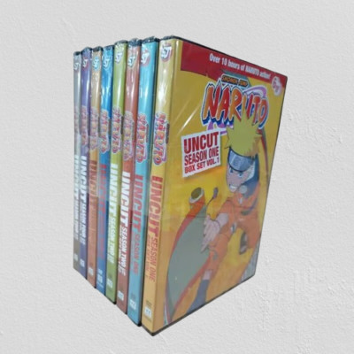NARUTO UNCUT Die komplette Serie Staffeln 1-8 Neu Box Set Nur Englisch