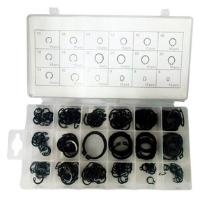 225 Piece Internal Snap Ring Assortment Kit Set Circlip 18 Sizes Retaining Ring