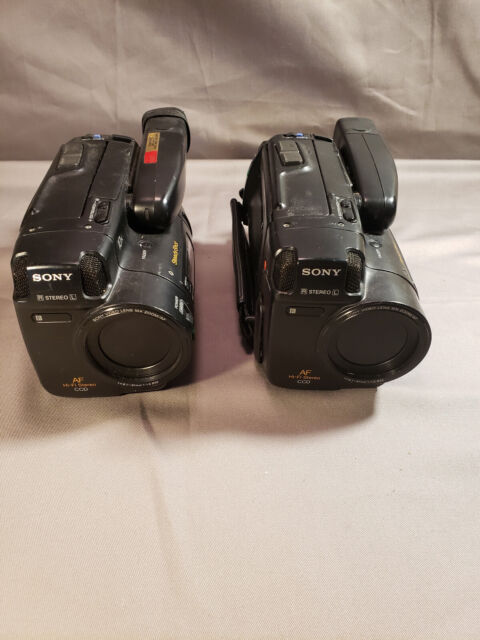 Lot of 2 Sony CCD-TR91 Camcorder Video8 Video 8 Untested