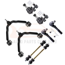 8Pcs Front Upper Control Arm Ball Joint Tie Rod Fits 1999-2006 GMC Sierra 1500