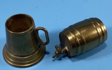 Brass Cookware Miniatures made in Holland Dollhouse accessories VG Rare