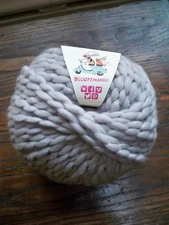Vintage new Loopy Mango Merino No. 5 Wool Chunky Yarn ICEBERG