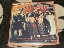Morocco NEW SEALED Laserdisc LD Gary Cooper Marlene Dietrich Free Ship 50